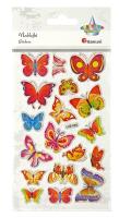 Opakowanie Naklejki wypukłe motylki 18szt
