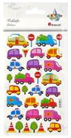 Opakowanie Naklejki wypukłe pojazdy, znaki drogowe 31szt