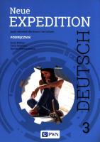 Neue Expedition Deutsch 3 Podręcznik. Autor: Betleja Jacek, Irena Nowicka, Wieruszewska Dorota. SmakLiter.pl Okładka książki Neue Expedition Deutsch 3 Podręcznik