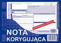 Opakowanie Nota korygująca 108-3E