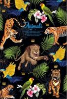 Opakowanie Notatnik ozdobny 145x197/80K kratka TW Tygrysy