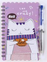 Opakowanie Notes na spirali z długopisem Pets 30K