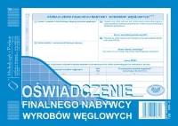 Opakowanie Oświadczenie finalnego nabywcy...306-3