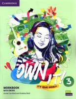 Own it! 3 Workbook with Ebook. Autor: Cornford Annie, Reid Andrew. SmakLiter.pl Okładka książki Own it! 3 Workbook with Ebook