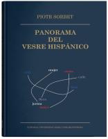 Panorama del vesre hispánico. Autor: Piotr Sorbet. SmakLiter.pl Okładka książki Panorama del vesre hispánico