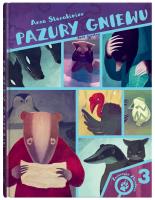 Pazury Gniewu. Autor: Starobiniec Anna. SmakLiter.pl Okładka książki Pazury Gniewu
