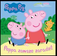 Okładka książki Peppa Pig. Czytajmy razem. Peppa zawsze zaradzi!