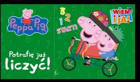 Peppa Pig. Wiem i ja! Potrafię już licz liczyć. Autor:   Praca zbiorowa. SmakLiter.pl Okładka książki Peppa Pig. Wiem i ja! Potrafię już licz liczyć