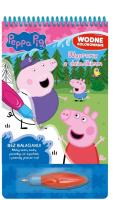 Peppa Pig. Wodne kolorowanie. Wyprawy z dziadkiem. Autor: Opracowanie zbiorowe. SmakLiter.pl Okładka książki Peppa Pig. Wodne kolorowanie. Wyprawy z dziadkiem