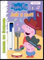 Okładka książki Peppa Pig. Zadania do ścierania