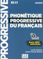 Okładka książki Phonetique progressive du francais avance 2ed B2-C1 podręcznik do nauki fonetyki języka francuskiego