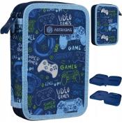 Opakowanie Piórnik 2 komorowy bez wyposażenia 2 klapki AC2 Game go