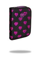 Piórnik Coolpack jednoklapkowy bez wyposażenia CLIPPER ELECTRA HEARTS. Wydawca: Patio. SmakLiter.pl Opakowanie Piórnik Coolpack jednoklapkowy bez wyposażenia CLIPPER ELECTRA HEARTS