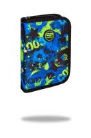 Opakowanie Piórnik Coolpack jednoklapkowy bez wyposażenia CLIPPER FOOTBALL GREEN