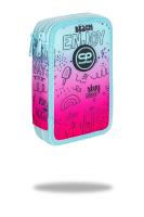 Piórnik Coolpack podwójny z wyposażeniem JUMPER 3 PINK SCRIBBLE. Wydawca: Patio. SmakLiter.pl Opakowanie Piórnik Coolpack podwójny z wyposażeniem JUMPER 3 PINK SCRIBBLE