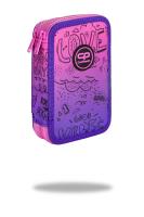 Piórnik Coolpack podwójny z wyposażeniem JUMPER 3 PRPLE SCRIBLE. Wydawca: Patio. SmakLiter.pl Opakowanie Piórnik Coolpack podwójny z wyposażeniem JUMPER 3 PRPLE SCRIBLE