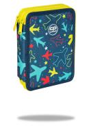 Piórnik Coolpack podwójny z wyposażeniem JUMPER XL SKY FLIGHTS. Wydawca: Patio. SmakLiter.pl Opakowanie Piórnik Coolpack podwójny z wyposażeniem JUMPER XL SKY FLIGHTS