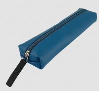 Piórnik Jamnik ekoskóra Denim Blue. Wydawca: Bee-bee. SmakLiter.pl Opakowanie Piórnik Jamnik ekoskóra Denim Blue