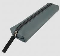 Piórnik Jamnik ekoskóra Popielaty. Wydawca: Bee-bee. SmakLiter.pl Opakowanie Piórnik Jamnik ekoskóra Popielaty