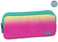 Opakowanie Piórnik Milan 3 komorowy SUNSET różowo-żółty