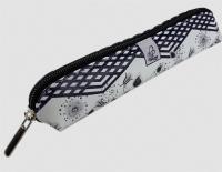 Opakowanie Piórnik mini Orientalne kwiaty w pasach