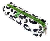 Piórnik prostokąt Cętki lamparcie. Wydawca: Bee-bee. SmakLiter.pl Opakowanie Piórnik prostokąt Cętki lamparcie