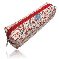 Opakowanie Piórnik prostokąt Kwiatki czerwone