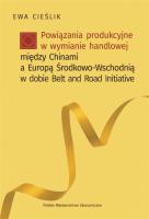 Powiązania produkcyjne w wymianie handlowe.... Autor: Cieślik Ewa. SmakLiter.pl Okładka książki Powiązania produkcyjne w wymianie handlowe...