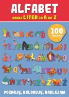 Okładka książki Poznaję, koloruję, naklejam - Alfabet