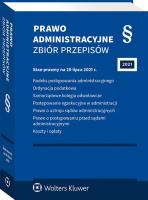 Okładka książki Prawo administracyjne Zbiór przepisów w.38/21