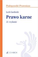 Prawo karne. Autor: Gardocki Lech. SmakLiter.pl Okładka książki Prawo karne