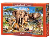 Puzzle 1500 el. C-151950-2 Savanna Animals. Wydawca: CASTOR. SmakLiter.pl Opakowanie Puzzle 1500 el. C-151950-2 Savanna Animals