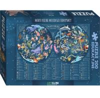 Puzzle 200 - Mapa Nieba Młodego Odkrywcy. Wydawca: Artglob. SmakLiter.pl Opakowanie Puzzle 200 - Mapa Nieba Młodego Odkrywcy