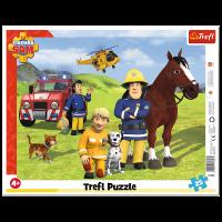 Opakowanie Puzzle 25 Ramkowe Zawsze na straży Strażak Sam 31393