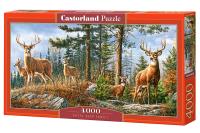 Puzzle 4000 Królewska rodzina jeleni C-400317-2. Wydawca: CASTOR. SmakLiter.pl Opakowanie Puzzle 4000 Królewska rodzina jeleni C-400317-2