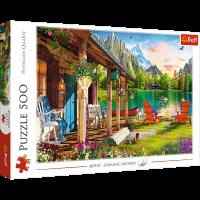 Opakowanie Puzzle 500 Domek w górach 37408