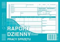 Opakowanie Raport dzienny pracy sprzętu A5 790-3