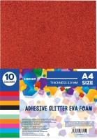 Opakowanie Samoprzylepna brokatowa pianka Eva A4 10 kolorów