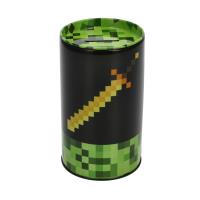 Opakowanie Skarbonka Starpak metalowa okrągła Pixel Game