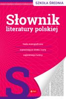 Słownik literatury polskiej. Autor: Opracowanie zbiorowe. SmakLiter.pl Okładka książki Słownik literatury polskiej