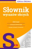Slownik wyrazów obcych. Autor: Witold Cienkowski. SmakLiter.pl Okładka książki Slownik wyrazów obcych