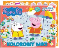 Okładka książki Świnka Peppa. Zabawa w kolory. Kolorowy miks