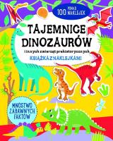 Okładka książki Tajemnice dinozaurów - książka z naklejkami