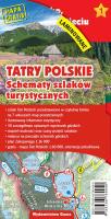 Tatry Polskie. Schematy szlaków turystycznych wyd. laminowane wyd. 3. Autor: Opracowanie zbiorowe. SmakLiter.pl Okładka książki Tatry Polskie. Schematy szlaków turystycznych wyd. laminowane wyd. 3