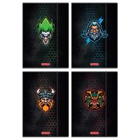 Opakowanie Teczka rysunkowa A4 z gumką Game Avatars