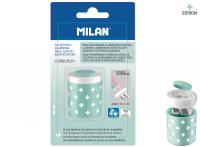 Opakowanie Temperówka Milan COLLECTION ANTIBACTERIAL zielona na blistrze