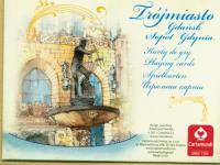 Opakowanie TRÓJMIASTO AKWARELE - komplet brydżowy 2x55 kart