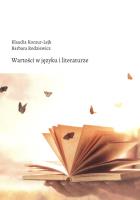 Okładka książki Wartości w języku i literaturze