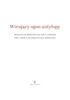 Okładka książki Wirujący ogon antylopy
