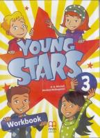 Okładka książki Young Stars 3 WB + CD MM PUBLICATIONS